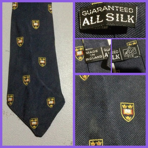 2 Vtg Silk Regimental Ties_142 - Picture 4 of 5